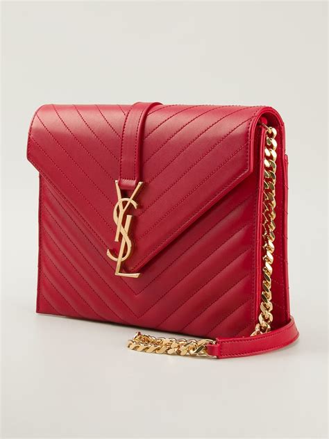 saint laurent red handbag|saint laurent handbags outlet.